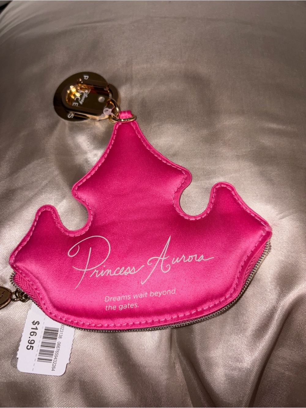 Bath & Body Works Pink Princess Aurora Crown Key & Card Holder
